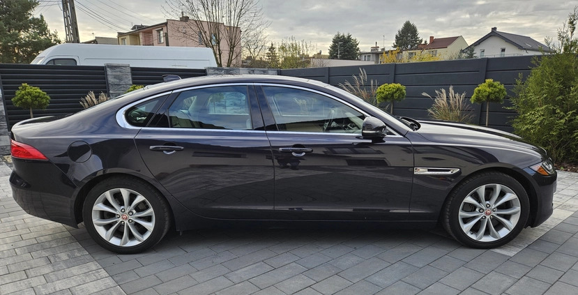 Jaguar XF cena 82900 przebieg: 53500, rok produkcji 2016 z Łódź małe 92